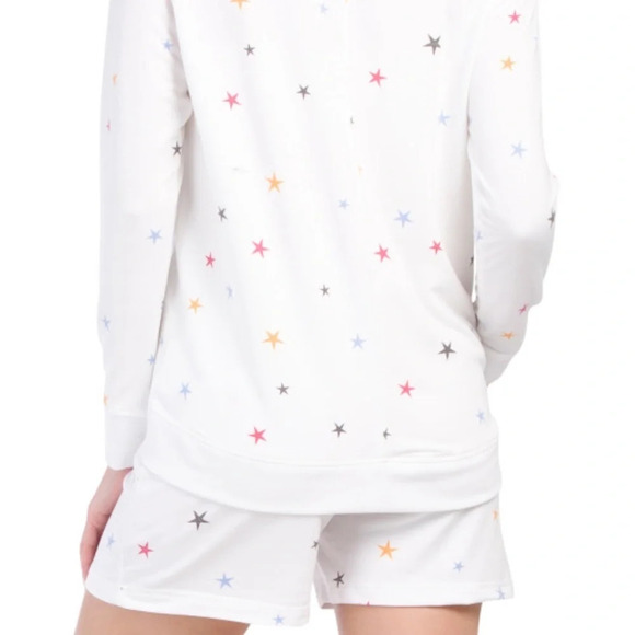 JANE AND DELANCY Star Printed Shorts and Top SET - Picture 3 of 5